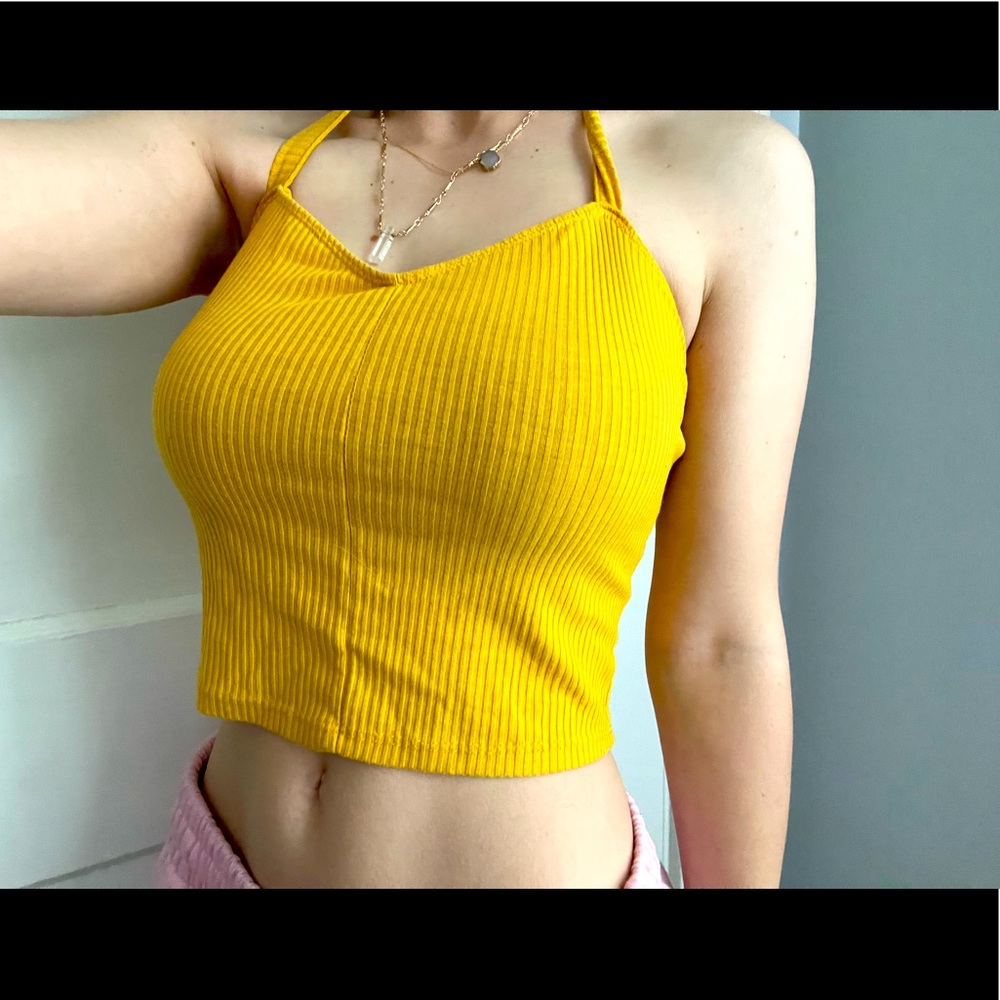 Mustard yellow summer top